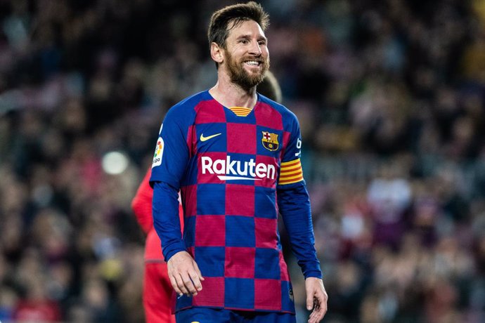 El capit del Bara, Leo Messi