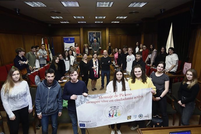 Estudiantes del proyecto europeo liderado por el IES de Puchena, en Almería