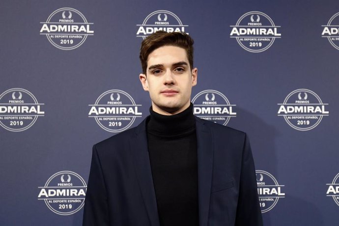 El taekwondista Javier Pérez Polo durante la gala de los Premios Admiral