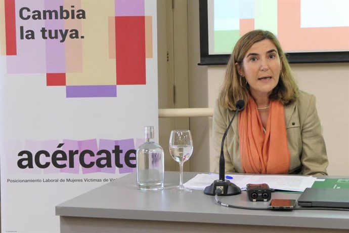 La consejera de Empleo, Formación y Trabajo Autónomo, Rocío Blanco, este miércoles en rueda de prensa