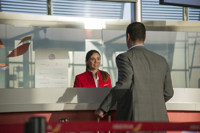 Servicio de Iberia en aeropuertos.