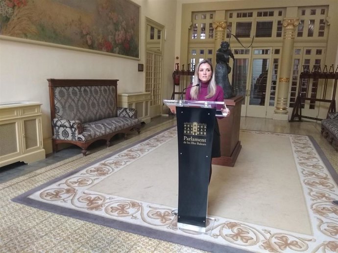 La portavoz adjunta de Ciudadanos en el Parlament, Patricia Guasp.