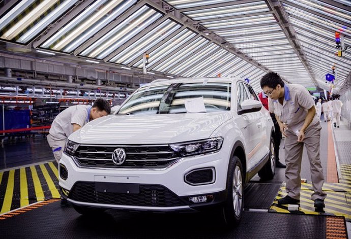 Planta de producción de Volkswagen en China