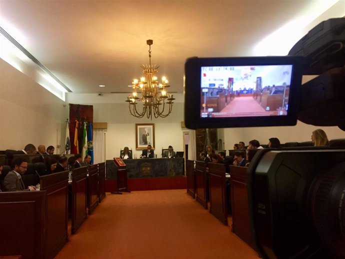 Nota De Prensa Y Fotos De Hoy, 5 De Febrero, Pleno De La Diputación De Huelva