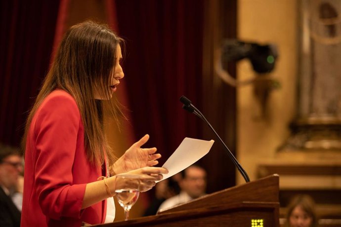 La líder de Cs en el Parlament, Lorena Roldán (archivo)