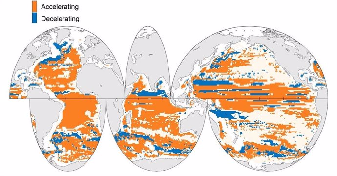Gran aceleración de la circulación oceánica en los últimos 20 años