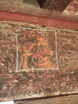 Alfarje descubierto en Ajofrín en el siglo XVI.