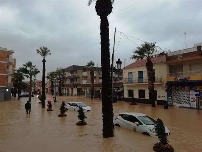 Inundaciones diciembre en Los Alcázares