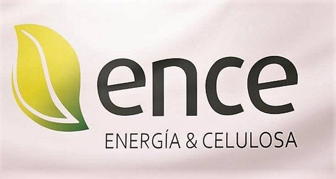 Panel con el logo de Ence