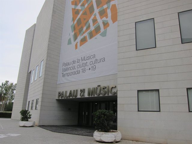 Imagen del Palau de la Música de Valncia.