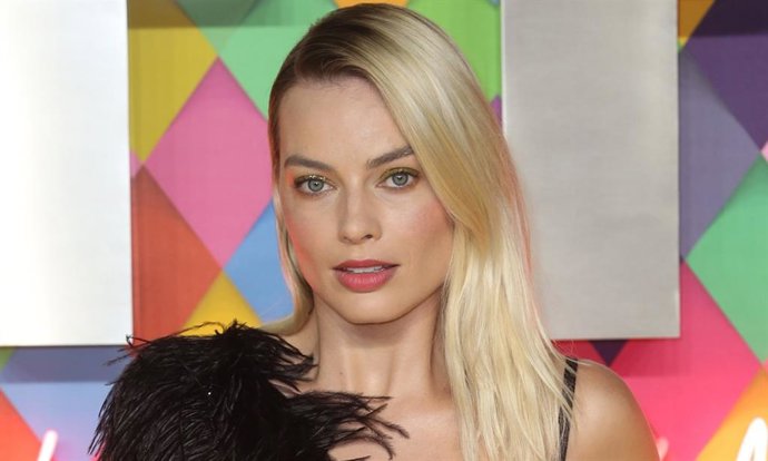 Margot Robbie en la premiere de Aves de presa