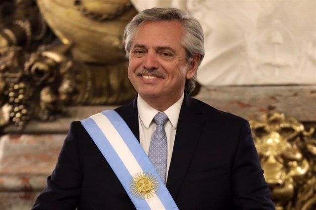 El presidente de Argentina, Alberto Fernández.