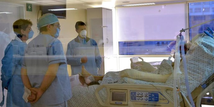 Personal médico del Hospital Cuajimalpa, en Ciudad de México.