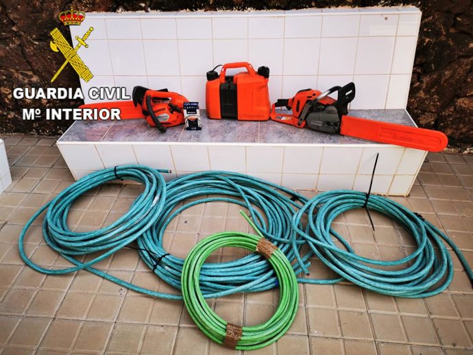 Material robado en Fuerteventura