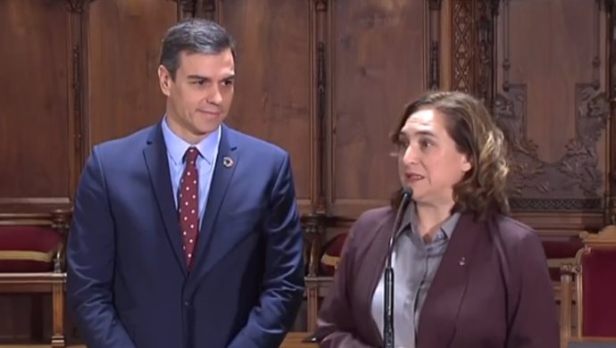 Pedro Sánchez y Ada Colau se reúnen en Barcelona