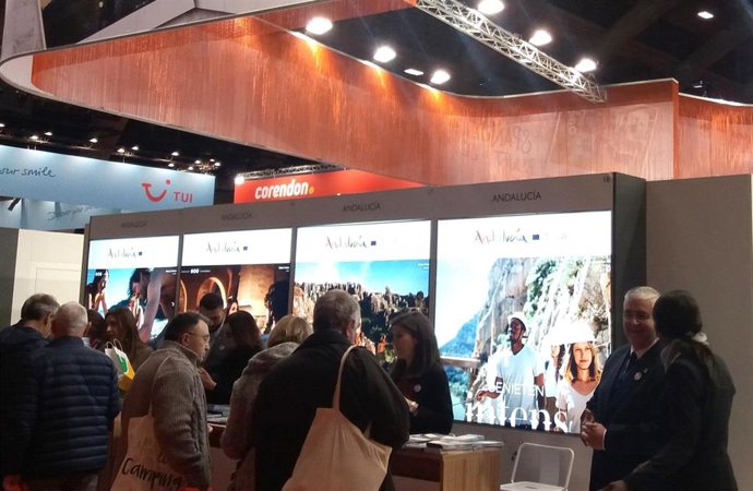 El espacio de Andalucía en la feria belga Salon des Vacances