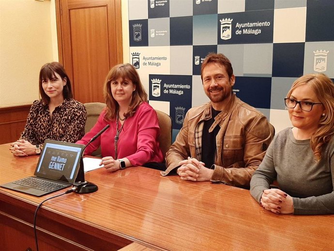 Presentación del estreno solidario de 'Me llamo Gennet' en Málaga