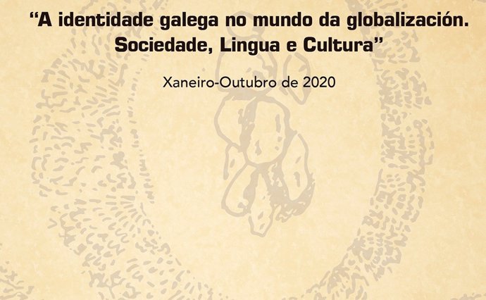 Cartel del foro sobre identidad organizado por el Consello da Cultural Galega y el Museo do Pobo Galego