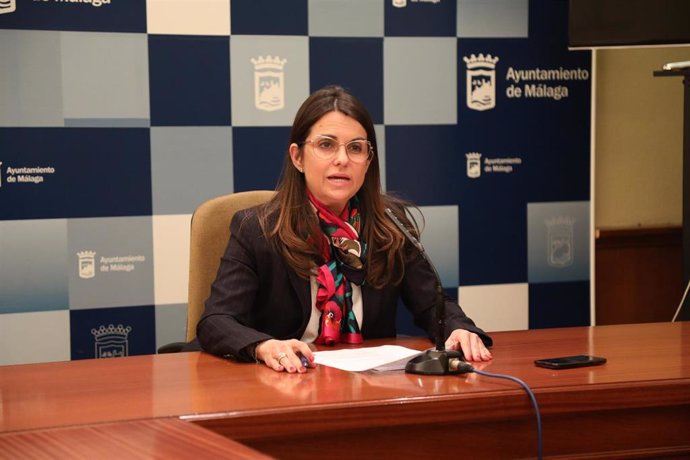 La portavoz del equipo de gobierno municipal, Susana Carillo, en rueda de prensa