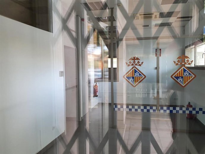 Imagen de la comisaría de la Policía Local de Palma en Son Gotleu cerrada