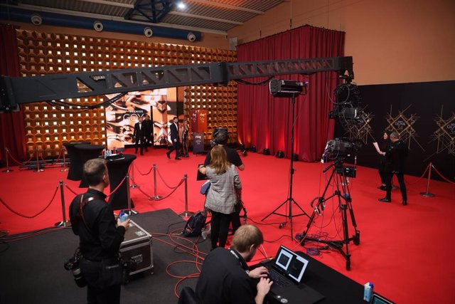 Recursos de la alfombra roja de la XXXIV edición de los Premios Goya, en Málaga (Andalucía, España), a 25 de enero de 2020.