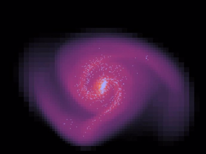 Galaxias simuladas sin materia oscura son similares a las reales