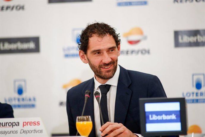 Jorge Garbajosa during the Desayunos Europa Press celebrated at Hotel Intercontinental on December 17, 2019, in Madrid, Spain.