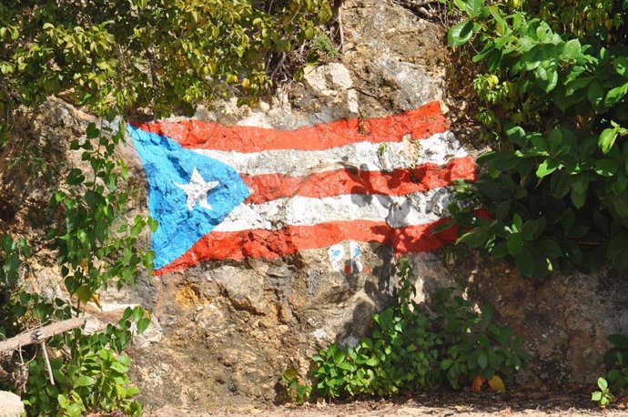 Imagen de la bandera de Puerto Rico.