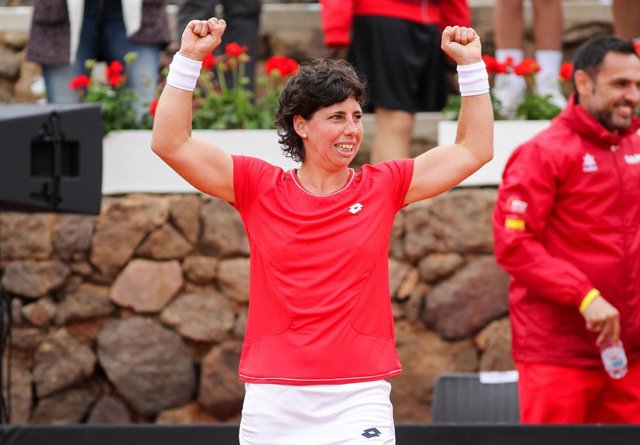 La tenista española Carla Suárez