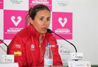 Anabel Medina: "Muguruza, Martínez o Soler también han conseguido que estemos en Budapest"