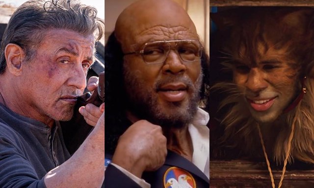 Rambo, Madea y Cats las tres grandes nominadas a los Razzies