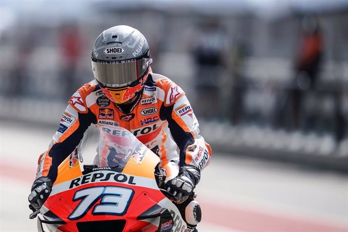lex Márquez en el test de pretemporada de MotoGP en Sepang