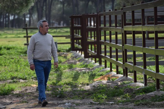 Huelva.- Avanzan a buen ritmo las obras del nuevo recinto ganadero municipal de 