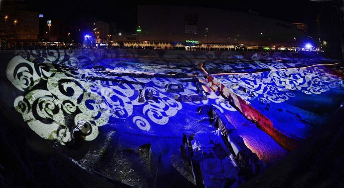 El espectáculo 'San Esteban, el yacimiento bajo la luz'