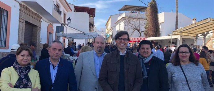 El vicesecretario de Comunicación del PP, Pablo Montesinos, en Ardales (Málaga), pide el apoyo a la candidatura del Caminito del Rey como Patrimonio de la Unesco