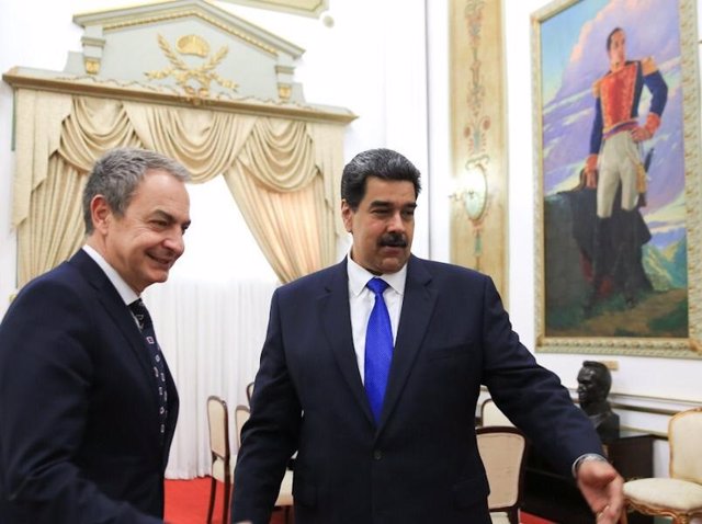 José Luis Rodríguez Zapatero y Nicolás Maduro