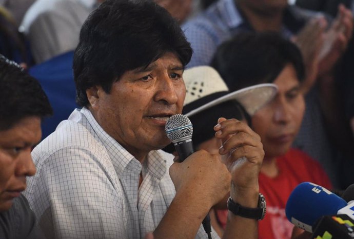 El expresidente de Bolivia Evo Morales