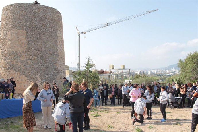 Presentación de la restauración de la Torre de Ca nEspatleta, en Ibiza.