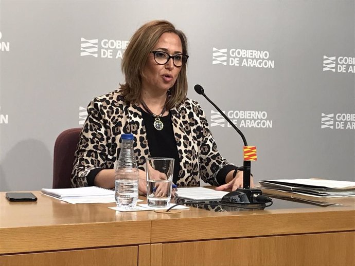La consejera de Presidencia del Gobierno de Aragón. Mayte Pérez