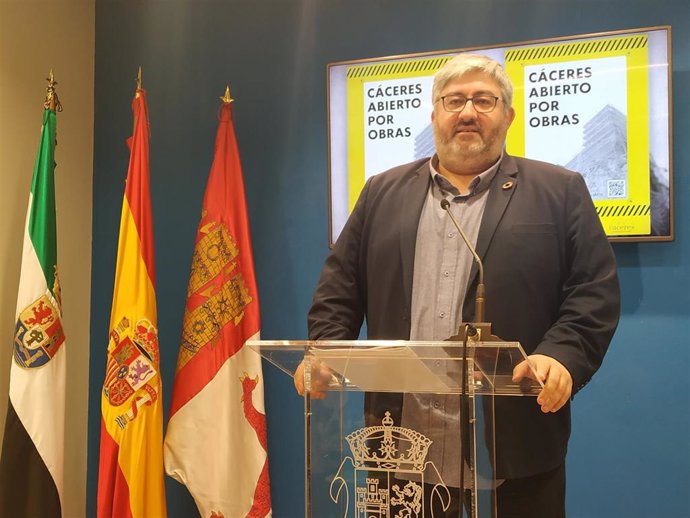 José Ramón Bello, concejal de Urbanismo y Patrimonio del Ayuntamiento de Cceres