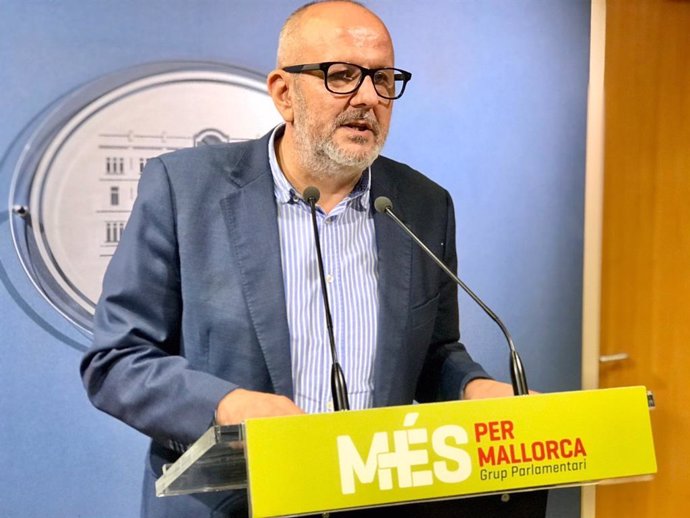 El portavoz de MÉS per Mallorca, Miquel Ensenyat.