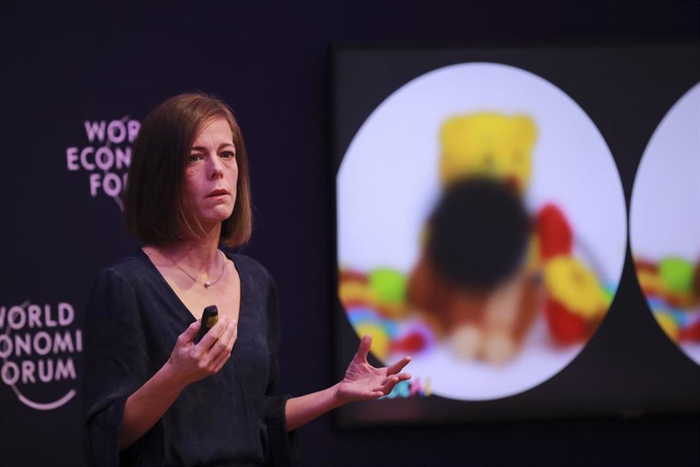 La oftalmóloga de la startup aragonesa DIVE Medical, Victoria Pueyo, ha participado en el Foro Económico Mundial de Davos 2020