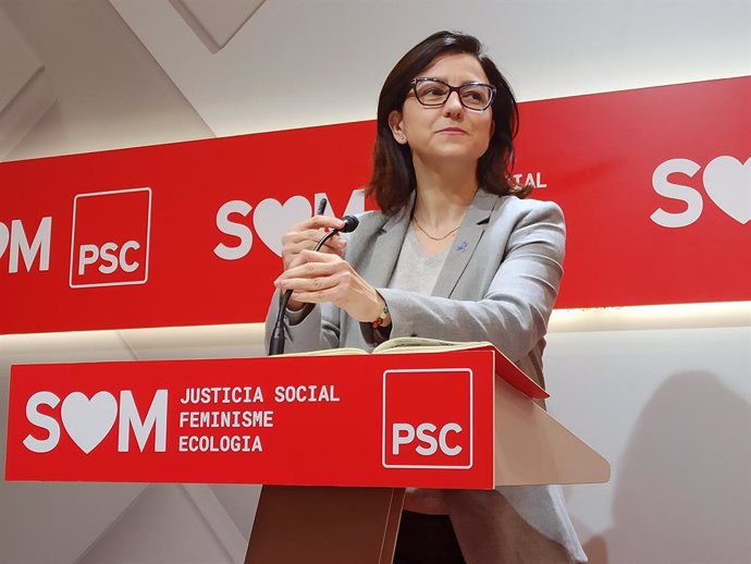 La portaveu del PSC al Parlament, Eva Granados (PSC).