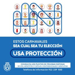 Campaña del Cabildo de Tenerife sobre relaciones sexuales en el Carnaval