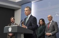 Urkullu cree un éxito la ponencia de autogobierno y que el texto PNV-PSE-Podemos puede servir para reformar el Estatuto