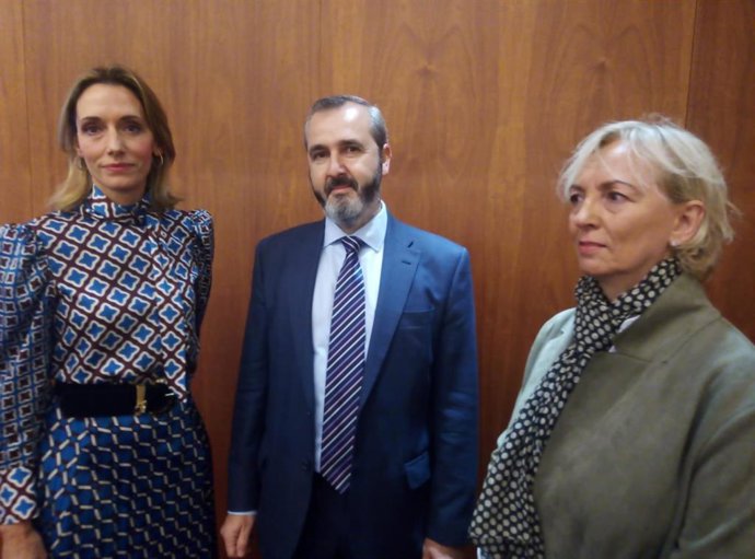 El presidente de Cebek, Iñaki Garcinuño, antes de participar en Bilbao en  una jornada sobre igualdad