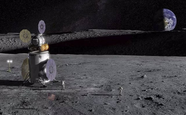 Concepto de aterrizador lunar del Programa Artemisa