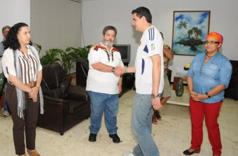 José Tarache en las negociacionesde paz en La Haba