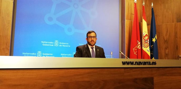 El portavoz del Gobierno de Navarra, Javier Remírez