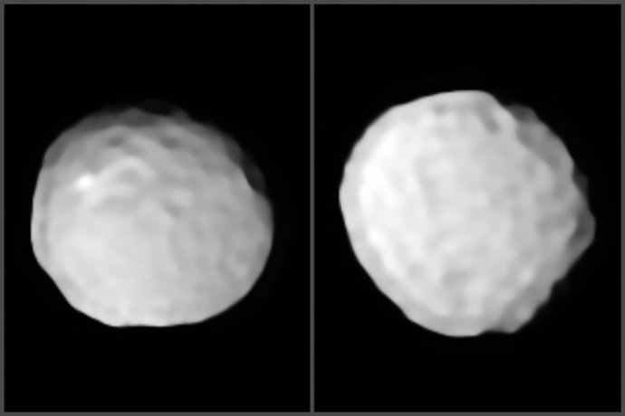 Pallas, el asteroide pelota de golf esculpido a impactos
